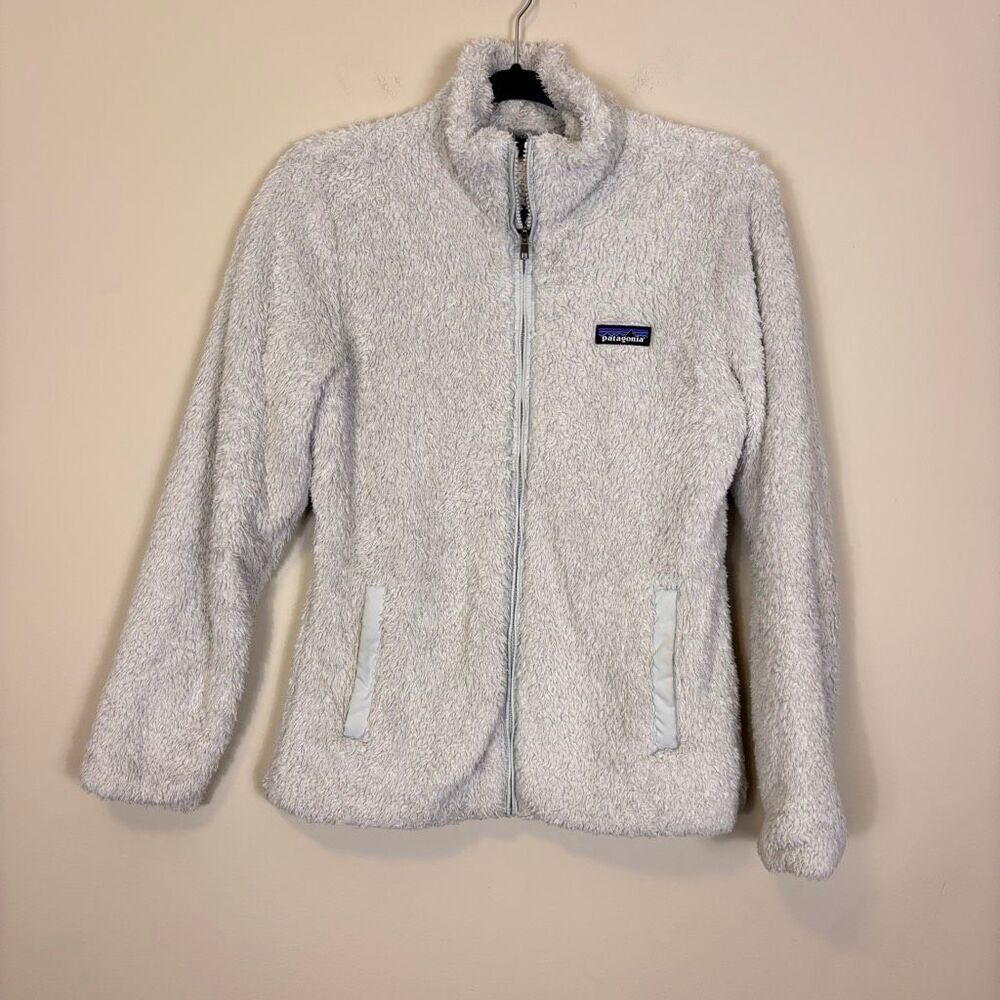 Patagonia White Los Gatos Full Zip Fleece Jacket Women's Small